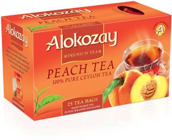 Alokozay Premium Tea Peach Tea 25 Tea Bags 50g Peach Black Tea Bags Box Price In India Buy Alokozay Premium Tea Peach Tea 25 Tea Bags 50g Peach Black