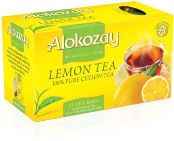 Alokozay Premium Tea Lemon Tea Pure Ceylon Tea 25 Tea Bags 50g Lemon Black Tea Bags Box Price In India Buy Alokozay Premium Tea Lemon Tea Pure Ceylon Tea 25