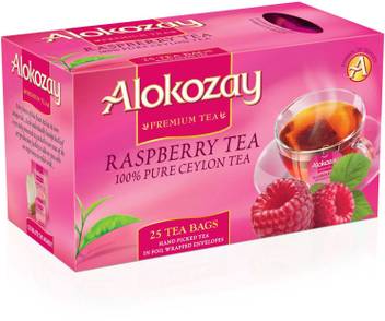 Alokozay Premium Tea Rasberry Tea 25 Tea Bags 50g Raspberry Black Tea Bags Box Price In India Buy Alokozay Premium Tea Rasberry Tea 25 Tea Bags 50g Raspberry Black