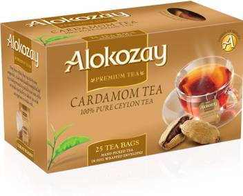 Alokozay Premium Tea Cardamom Tea 25 Tea Bags 50g Cardamom Black Tea Bags Box Price In India Buy Alokozay Premium Tea Cardamom Tea 25 Tea Bags 50g Cardamom Black