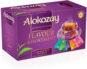 Alokozay Premium Tea Flavour Assortment 25 Bags 50g Assorted Black Tea Bags Box Price In India Buy Alokozay Premium Tea Flavour Assortment 25 Bags 50g Assorted Black Tea Bags