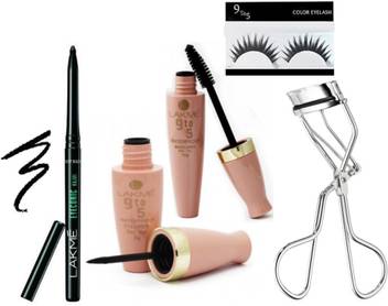 9 To 5 Eyelashes Lakme Eyeliner Mascara Eyeconic Kajal With Eyelash Curler Price In India Buy 9 To 5 Eyelashes Lakme Eyeliner Mascara Eyeconic Kajal With Eyelash Curler Online At Flipkart Com