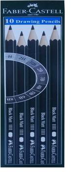 Faber Castell Graphite 10 Black Matt Without Eraser 4b Pencil