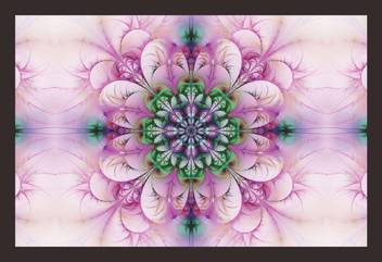Mad Masters Mad Masters Exotic Flower In Pink And Green
