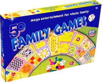 Wishkart 50 Classic Family Board Games In A Single Pack Party