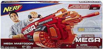 Nerf N Strike Mega Mega Mastodon With Nerf Doomlands The Judge