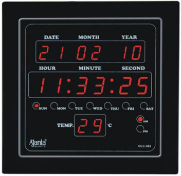 how to set time in ajanta digital watch