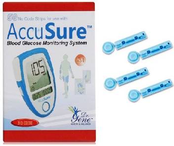 Accusure No Code 50 Glucometer Strips Price In India Buy Accusure No Code 50 Glucometer Strips Online At Flipkart Com