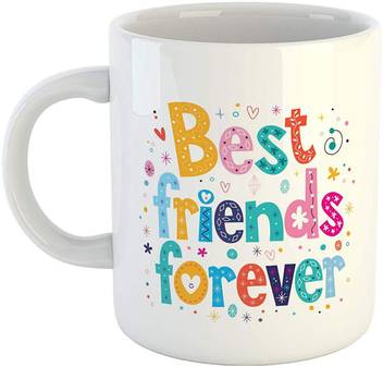 Ikraft Cute Best Friends Forever Printed Coffeemug Ideal Gift For Best Friends Friends On This Friendship Day Ceramic Coffee Mug Price In India Buy Ikraft Cute Best Friends Forever Printed Coffeemug Ideal