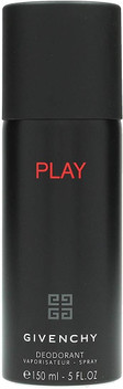 givenchy play deodorant spray