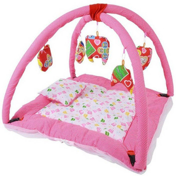 baby play gym with mosquito net