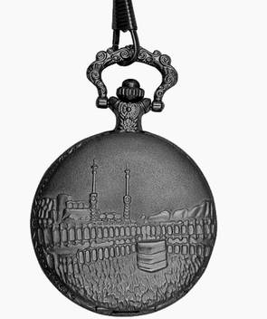 Dice Leader Pocket Watch Embossed The Islamic Holy Kaaba