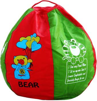 Kaazz Cartoon Character Leatherette L Standard Kid Bean Bag Price