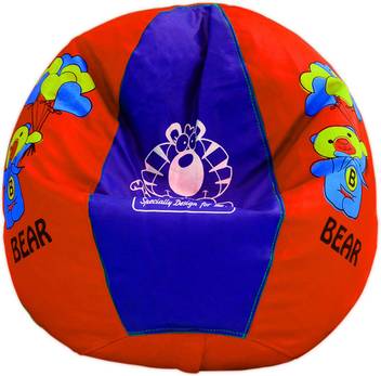 Adevworld Cartoon Character Leatherette L Standard Kid Bean Bag