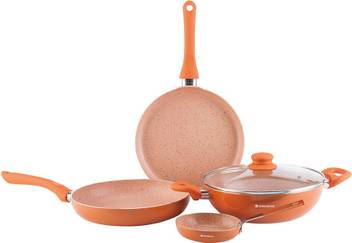 Wonderchef Valencia Induction Bottom Cookware Set Price In India Buy Wonderchef Valencia Induction Bottom Cookware Set Online At Flipkart Com