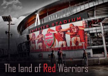Ananyadesigns Wall Poster Emirates Stadium Paper Print Sports