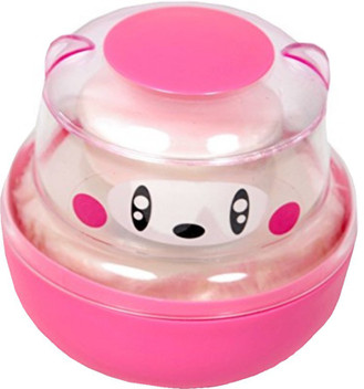 bath powder with puff
