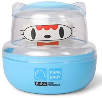 bath powder with puff