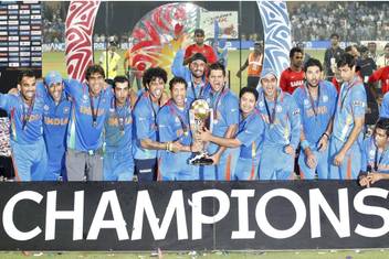 Ananyadesigns Wall Poster Indian Cricket Team Winning World Cup