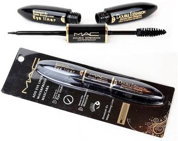 Raienterprises Double Extension Waterproof Mac 2 In 1 Eyeliner And Mascara For All Skin 12 Ml Price In India Buy Raienterprises Double Extension Waterproof Mac 2 In 1 Eyeliner And Mascara
