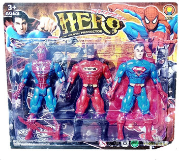 spiderman figure set