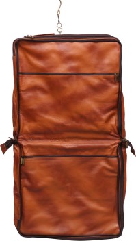 mens garment bag leather