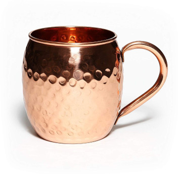 New-Handle Set of 4 Stainless Steel Moscow Mule Mugs Capacity 16 Ounce Insulated brass handle Coffee Mug Beer Mug Cup Moscow Mule Mugs