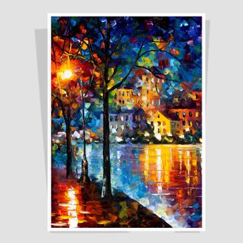 Nature Oil Painting For Office Decor Room Wall Poster Painting