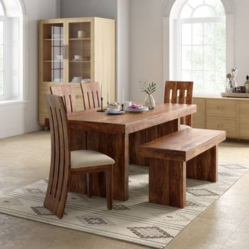 Flipkart Perfect Homes Purewood Sheesham 6 Seater Dining Set With Bench In India At Com - Dining Table Set With Benches Flipkart Perfect Homes Purewood Sheesham 6 Seater Dining Set With Bench In India At Com - Dining Table Set With Benches
