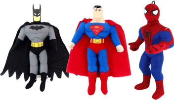 spiderman batman superman toys