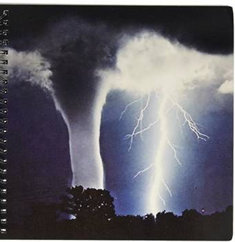 3drose Db 44853 1 Tornado And Lightning Drawing Book 8 By 8 Inch