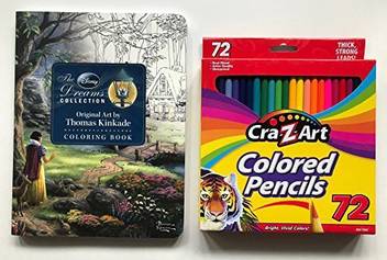 Generic Disney Dreams Collection Thomas Kinkade Studios Coloring Book Plus 72 Colored Pencils Disney Dreams Collection Thomas Kinkade Studios Coloring Book Plus 72 Colored Pencils Shop For Generic Products In India Flipkart Com