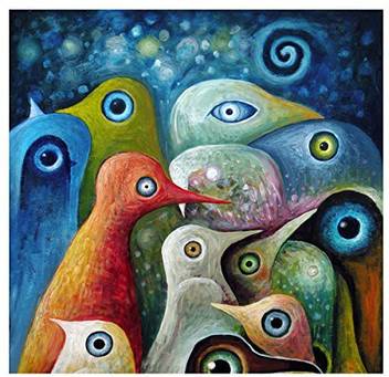 Mailingart Framed Paint By Number Kits Linen Canvas Diy Painting