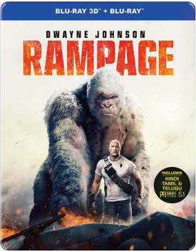 Rampage Steelbook Blu Ray 3d Blu Ray 2 Disc Price In India