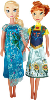 big elsa and anna dolls
