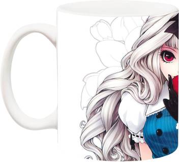 Anni69 Girl With Long Blonde Hair Eating Apple On Your Coffee