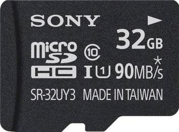 Sony Sr 32uy3a 32 Gb Microsd Card Class 10 90 Mb S Memory Card Sony Flipkart Com