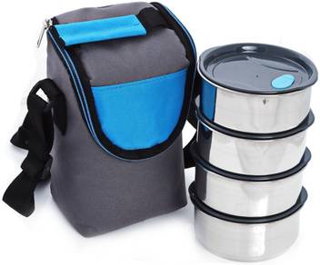 Flipkart Com Nano Nine Air Tight Stainless Steel Lunch Pack 4 Containers Lunch Box