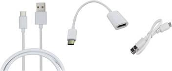 Cartbug Pack Of 3 2 1 Type C 1 0 Reversible Connector Usb Cable Data Transfer Otg Data