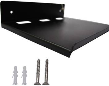 Secro Set Top Box Stand Dvr Stand Dth Stand Wifi Router Stand Set Top Box Wall Mount Shelf Bracket Ideal For All Types Of Set Top Box Black Metal 24 Shelf Bracket Price In India