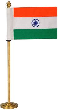 Get Wallpaper Mk National Flag India In Khadi With Brass Stand Small Square Free HD