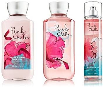 Generic Bath Body Works Pink Chiffon Set Shower Gel 10oz