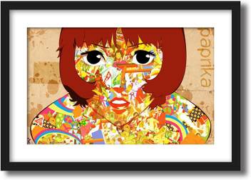 Get Wallpaper Artcentral Paprika Anime Ver 2 Movie Poster Without Glass Black Desktop Wallpaper Free