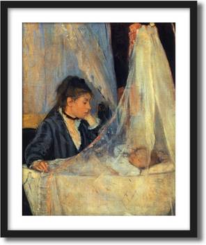 Artcentral 1872 Berthe Morisot Le Berceau Painting By Berthe Morisot Without Glass Black Frame With Border Art Print Digital Reprint 19 Inch X 15 Inch Painting Price In India Buy