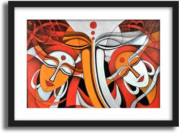 Artcentral Spiritual Series Shree Ganesha Goddess Saraswati And Goddess Lakshmi Trio Modern Art Painting Without Glass Black Frame With Border Art Print Digital Reprint 15 Inch X 21 Inch Painting Price In Originally from bundi, from the v&a's collection. inr