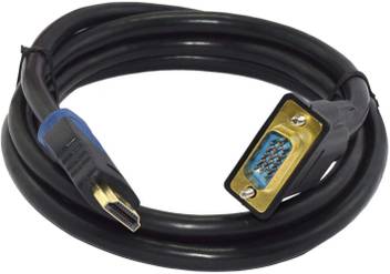 Vrct Hdmi To Vga Converter Cable Supporting Up To 1920 X 1080 60hz Unidirectional Hdmi To Vga Only 1 5 M Hdmi Cable Vrct Flipkart Com