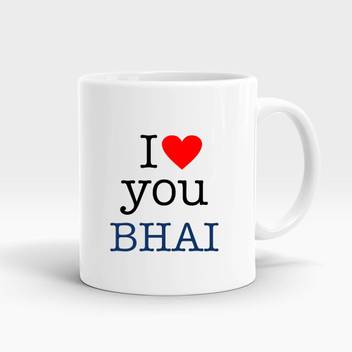 Mugkin I Love You Bhai Printed Ceramic 350ml For Rakhi Gift To Brother Gift For Bro Gift For Cousin 8943564721030 Bro Ceramic Coffee Mug Price In India Buy Mugkin I Love Also through our growing years, we have been. mugkin i love you bhai printed ceramic