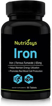 Nutriosys Iron Ferrous Fumarate 65mg 90 Tablets Price In India Buy Nutriosys Iron Ferrous Fumarate 65mg 90 Tablets Online At Flipkart Com
