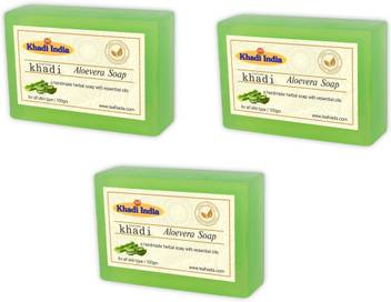 Leafveda Khadi Aloe Vera Soap Pack Of 3 Price In India Buy Leafveda Khadi Aloe Vera Soap Pack Of 3 Online In India Reviews Ratings Features Flipkart Com