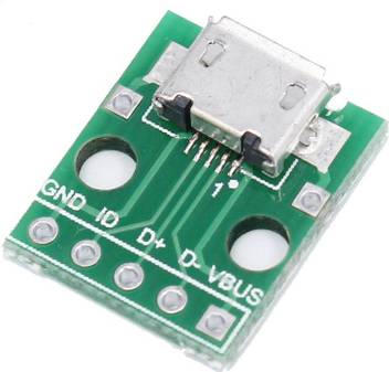 Arduino Female Micro Usb To Dip 5 Pin Board Adapter Converter 2 54
